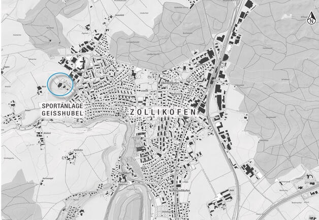 Karte Geisshubelhalle